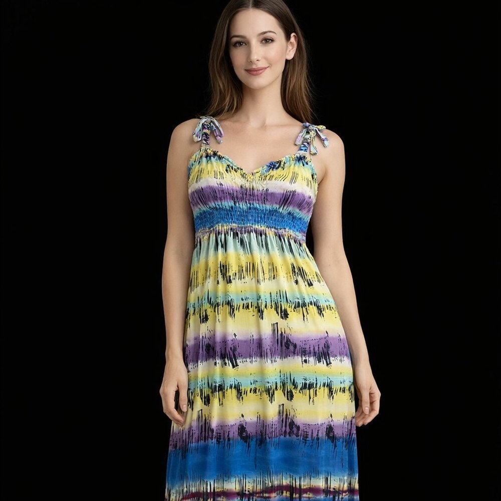 Max & Cleo Multicolor Striped Dress